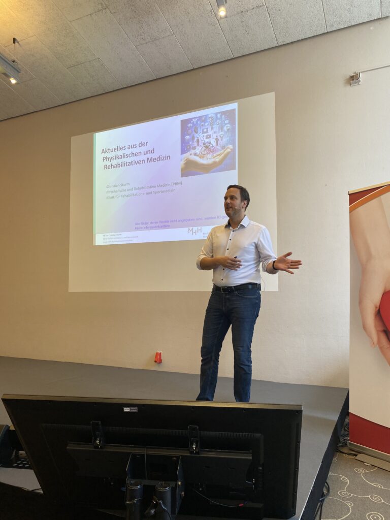 TV-Start Dr. Christian Sturm, Facharzt für Orthopädie, Unfallchirugie sowie Rhea Medizin